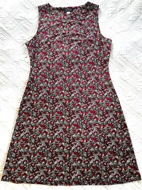 tommy hilfiger plaid a line dress Tommy Hilfiger Womens Plaid A- Line Dress Black/Tannin Sz 12 Short Sleeves